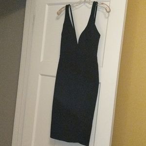 Lulu's little strappy black dress.